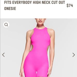 Everybody fits high neck cut out onesie. Nwt. Accepting offers :)